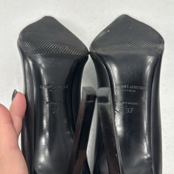 Saint Laurent Paris Janis Python Cap Pointy Pump heels - Picture 9 of 10